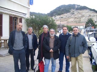 De gauche à droite : Gabriele Verdinelli, Ghjacumu.Thiers, Angelo Vargiu, Guidu Cimino, Alain Di Meglio, Gabriele Benucci. De gauche à droite : Gabriele Verdinelli, Ghjacumu.Thiers, Angelo Vargiu, Guidu Cimino, Alain Di Meglio, Gabriele Benucci.